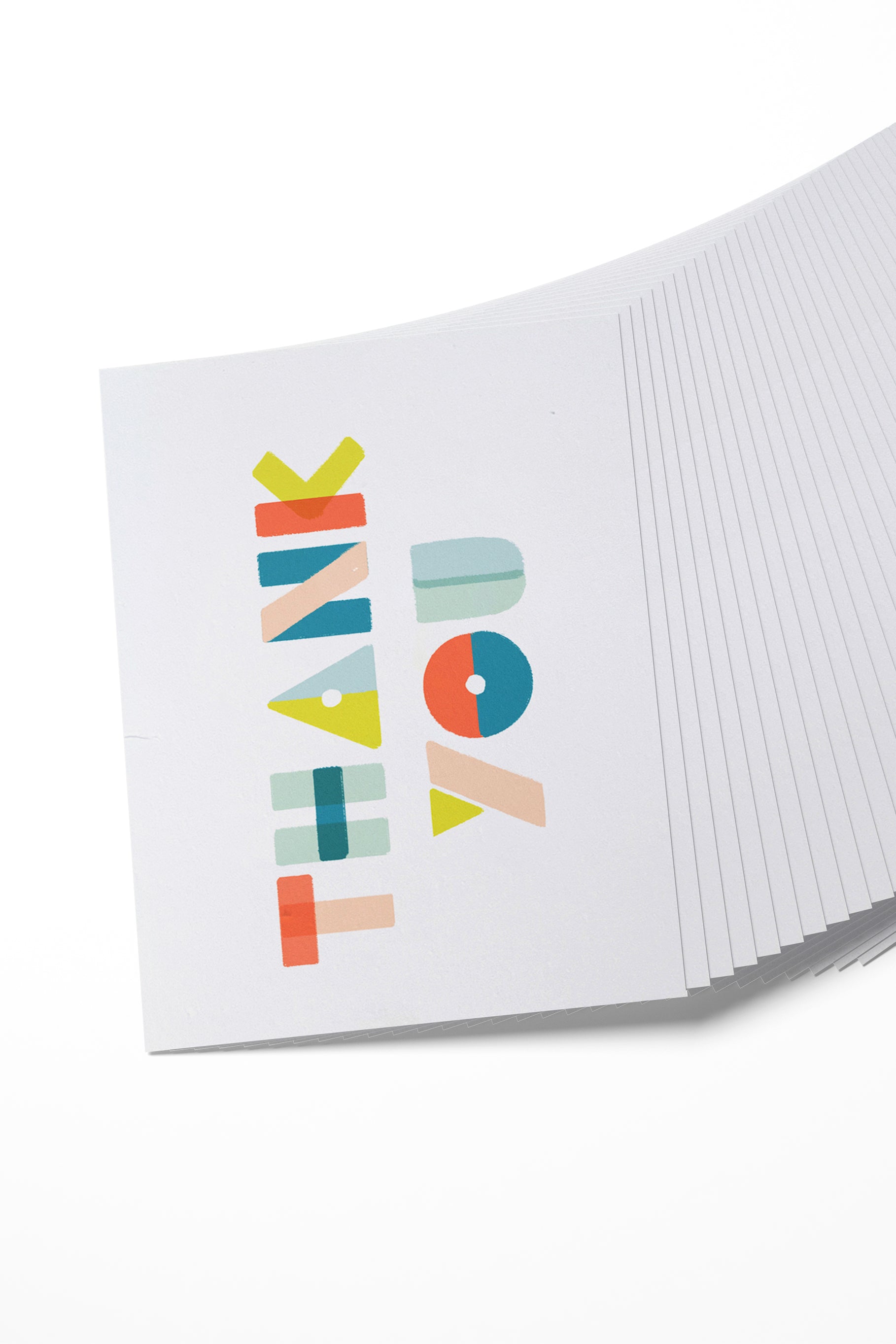 Thank You Shapes Boxed Set of 8 Cards – Joy Paper Co.