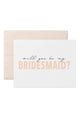 Simple Bridesmaid Card
