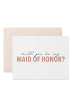 Load image into Gallery viewer, MAID OF HONOR CARD