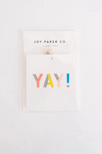 Load image into Gallery viewer, YAY Gift Tag (Set of 8)