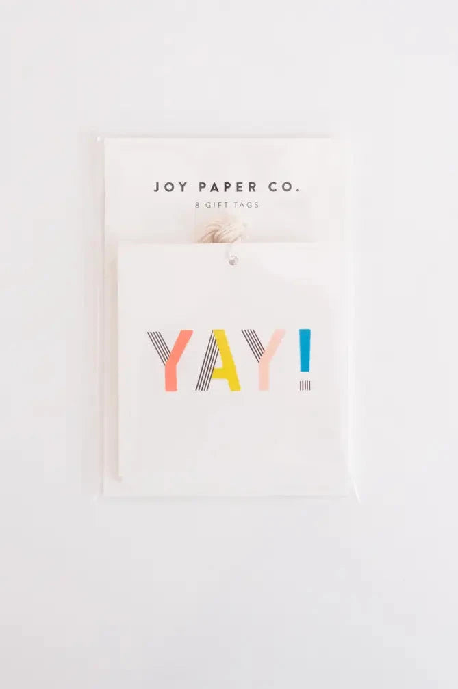 YAY Gift Tag (Set of 8)