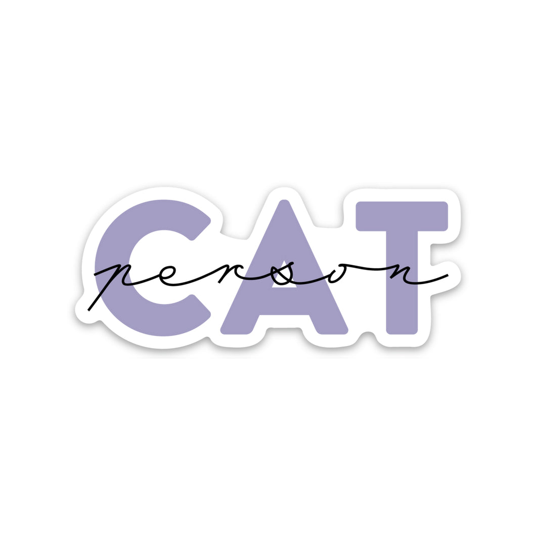 CAT Person Sticker
