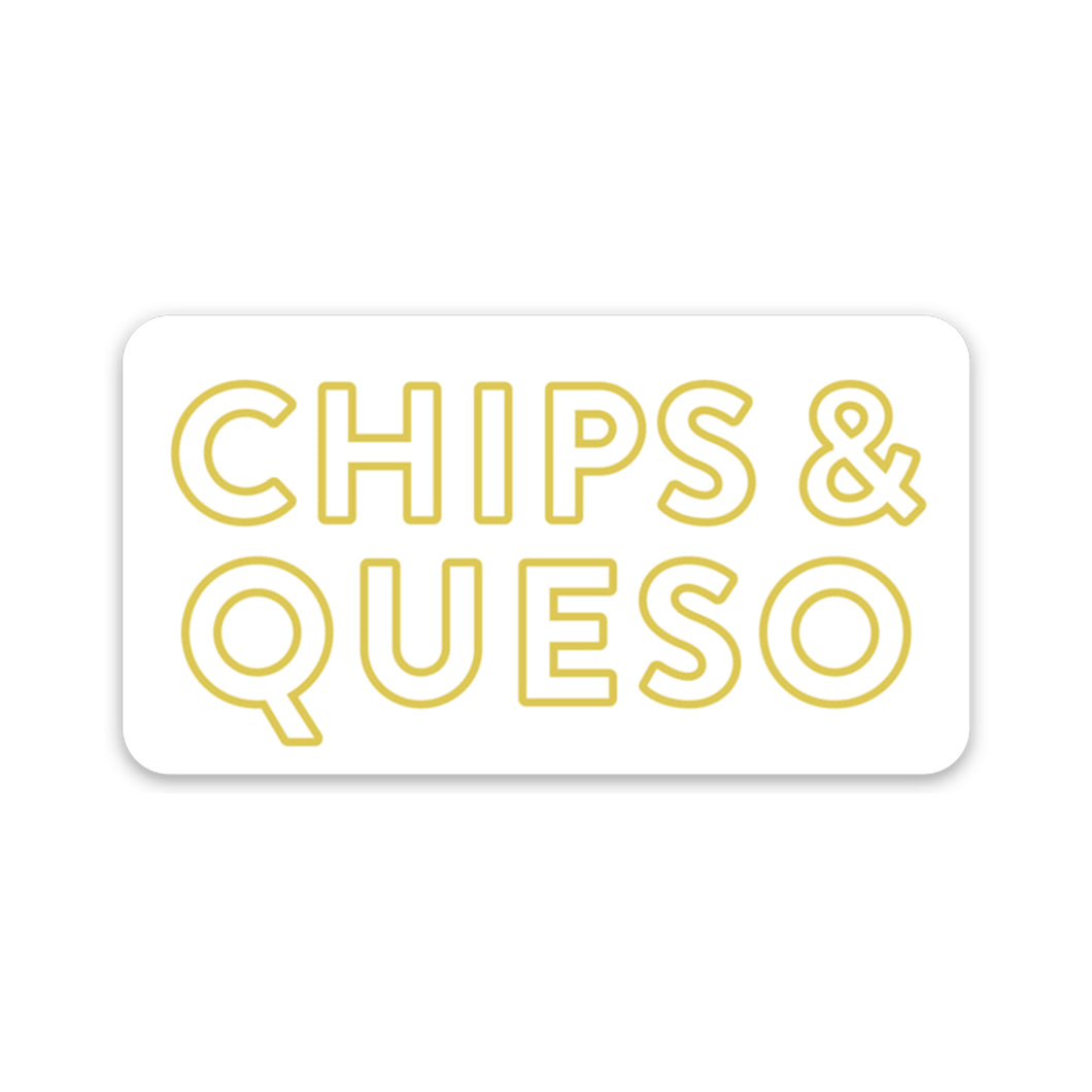 Chips & Queso Sticker
