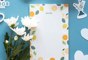 Citrus & Botanical Notes Notepad