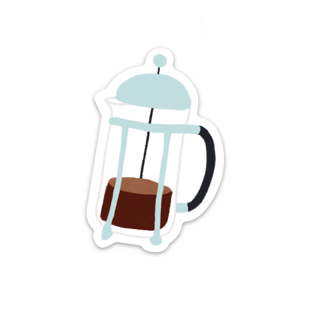 French Press Sticker