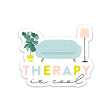 Load image into Gallery viewer, Therapy is Cool Sticker