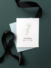 Load image into Gallery viewer, Floral With Deepest Sympathy Card