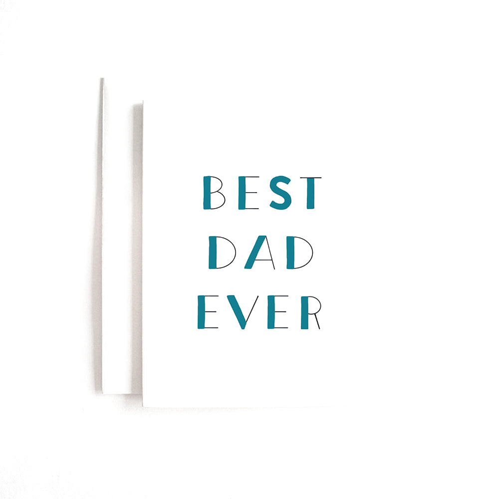 BEST DAD EVER CARD