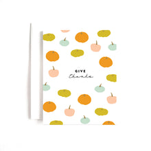 Load image into Gallery viewer, Give Thanks Pumpkins - Boxed Set of 8 Cards
