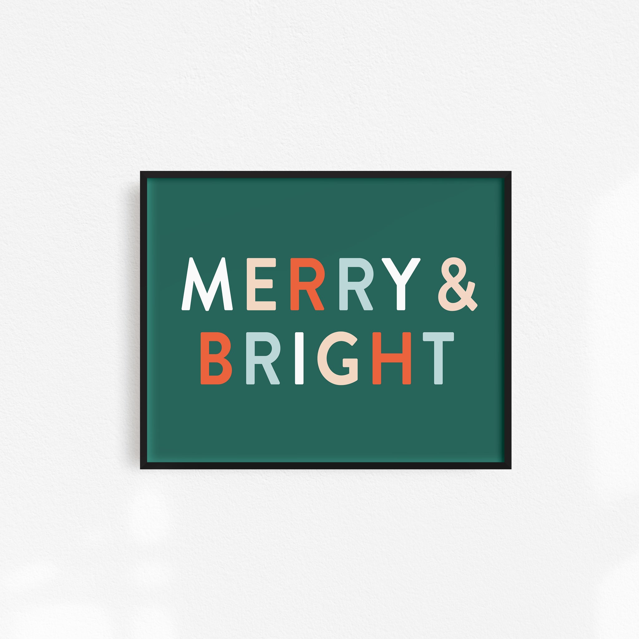 Merry & Bright Art Print
