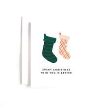 Load image into Gallery viewer, Christmas Stockings Boxed Set of 8 Cards