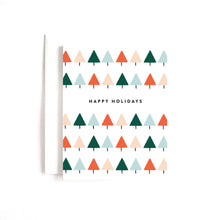 Load image into Gallery viewer, Geo Tree Holiday Boxed Set of 8 Cards