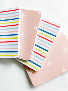 Colorful Stripes Pocket Journal