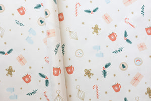 Holiday Illustrations Wrapping Paper Roll