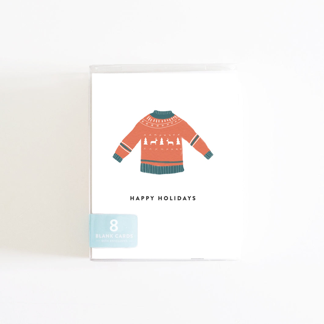 Holiday Sweater Boxed Set of 8 Cards