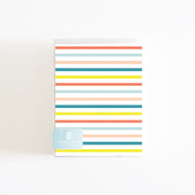 Load image into Gallery viewer, Colorful Stripes Boxed Set of 8 Cards