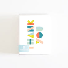 Load image into Gallery viewer, Thank You Shapes Boxed Set of 8 Cards