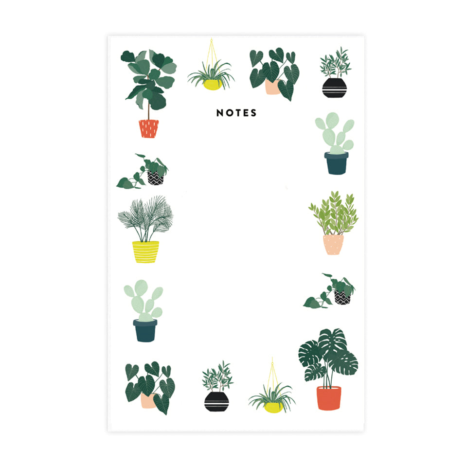 Plant Pattern Notepad