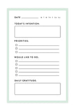 Load image into Gallery viewer, Daily Planner Notepad
