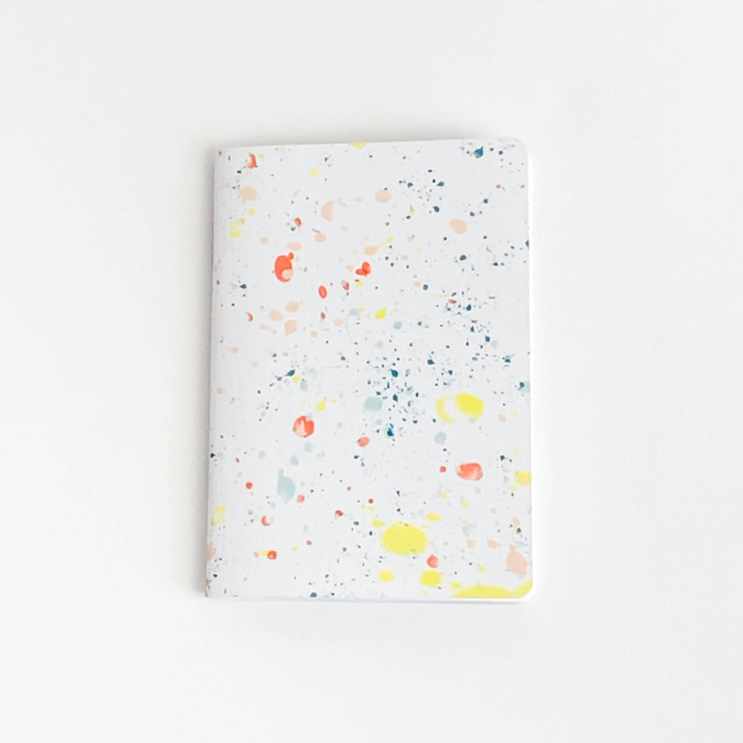 Paint Splatter Pocket Journal