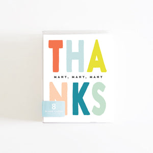 3x Many Thanks - Boxed Set of 8 Cards
