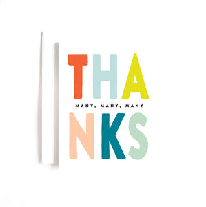 3x Many Thanks - Boxed Set of 8 Cards