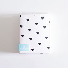 Load image into Gallery viewer, Black Hearts Boxed Set of 8 Cards