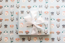 Load image into Gallery viewer, Holiday Dogs Wrapping Paper Roll