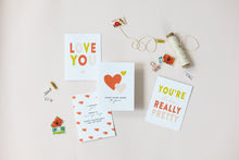 Load image into Gallery viewer, Lucky to Be Loved By You Card