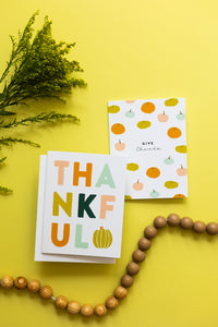 Thankful Lettered Card