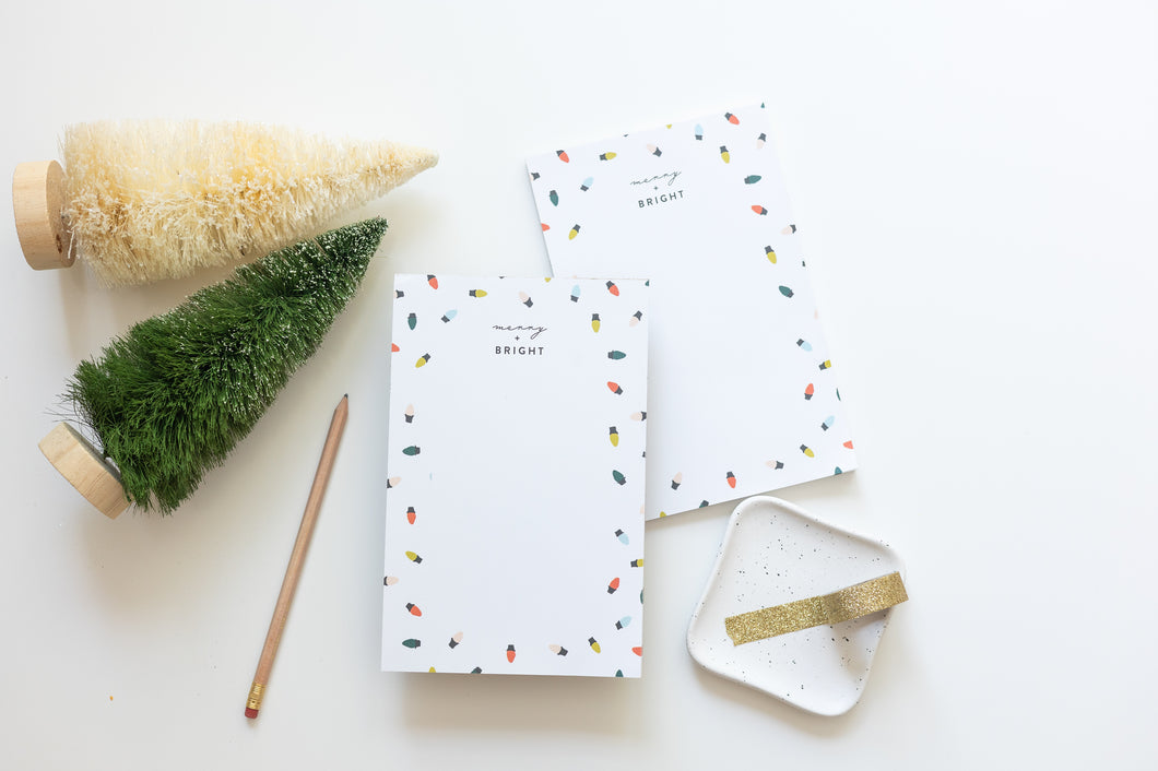 Merry & Bright Notepad